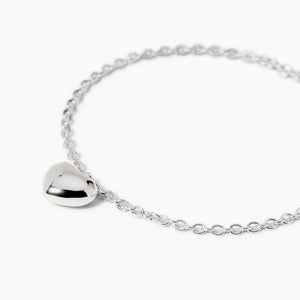 Bracciale da donna in argento con ciondolo cuore Feeling Mabina 533950