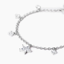 Carica l&#39;immagine nel visualizzatore di Gallery, Bracciale da donna in argento con ciondolo fiore Incantesimo Mabina 533951
