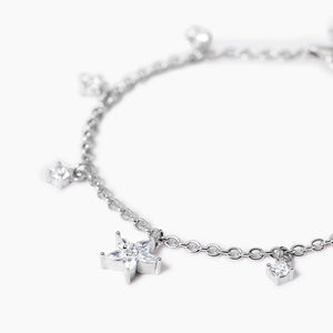 Bracciale da donna in argento con ciondolo fiore Incantesimo Mabina 533951