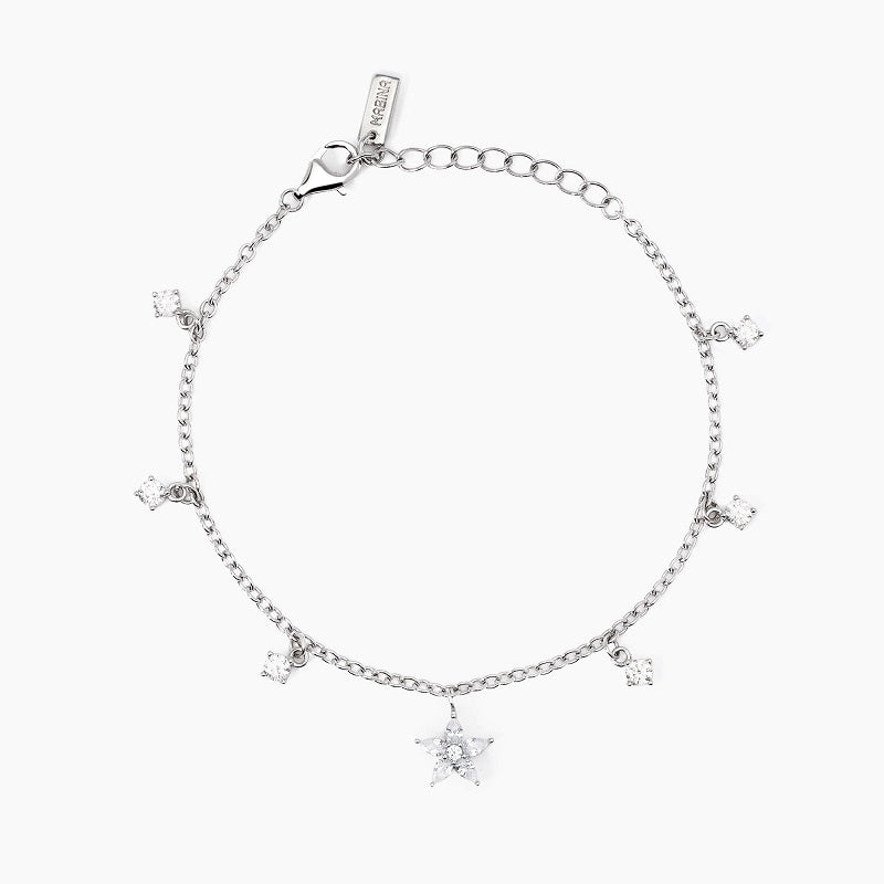 Bracciale da donna in argento con ciondolo fiore Incantesimo Mabina 533951