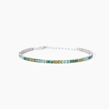 Carica l&#39;immagine nel visualizzatore di Gallery, Bracciale tennis da donna con zirconi colorati Tennis Club Mabina 533955
