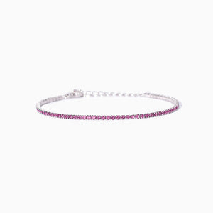 Bracciale tennis da donna con tormalina sintetica Mini Tennis Mabina 533961