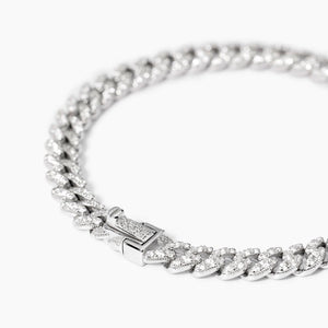 Bracciale da donna con catena groumette diamantata Privilegio Mabina 533964/18