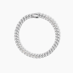 Bracciale da donna con catena groumette diamantata Privilegio Mabina 533964/18