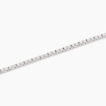 Carica l&#39;immagine nel visualizzatore di Gallery, Bracciale tennis da uomo in argento con zirconi Mabina 533987
