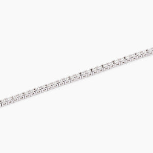 Bracciale tennis da uomo in argento con zirconi Mabina 533987