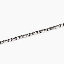 Carica l'immagine nel visualizzatore di Gallery, Bracciale tennis da uomo con zirconi neri Tennis Club Mabina 533988
