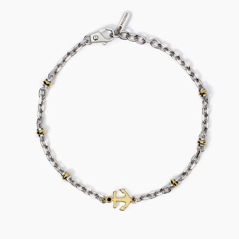 Bracciale da uomo in argento con ancora Bali Mabina 533991