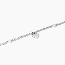Carica l&#39;immagine nel visualizzatore di Gallery, Bracciale da donna con perle coltivate e ciondolo cuore Viva la Vida Mabina 533998
