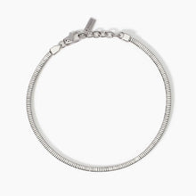 Carica l&#39;immagine nel visualizzatore di Gallery, Bracciale da uomo in argento con catena snake Mabina 534007
