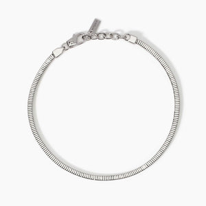 Bracciale da uomo in argento con catena snake Mabina 534007