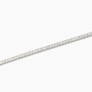 Bracciale tennis da uomo in argento con zirconi bianchi Mabina 534016