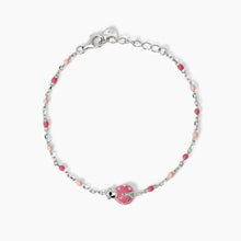 Load image into Gallery viewer, Bracciale da bimba in argento con coccinella Fortunella Mabina 534025
