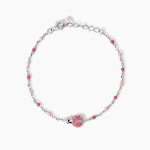 Bracciale da bimba in argento con coccinella Fortunella Mabina 534025