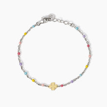 Load image into Gallery viewer, Bracciale da donna in argento con quadrifoglio Cercami Mabina 534034
