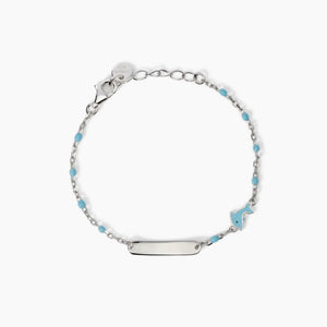 Bracciale da bimbo personalizzabile con delfino Flipper-Tag Mabina 534040