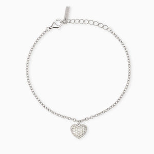 Bracciale da donna regolabile con ciondolo cuore Feeling Mabina 534052