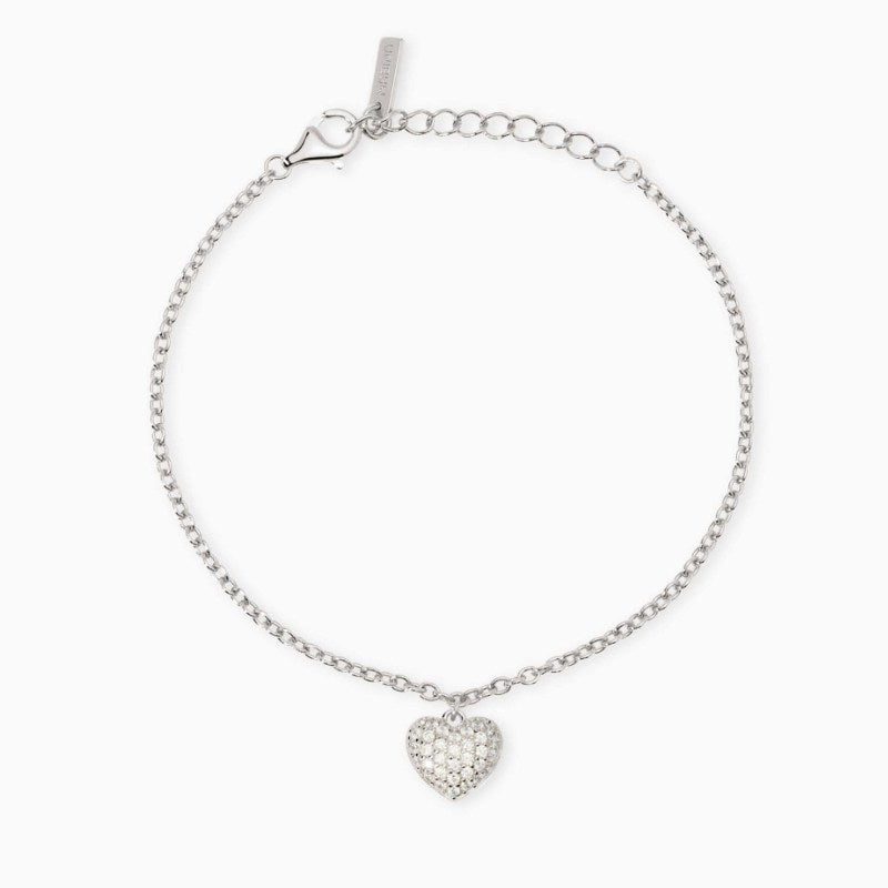 Bracciale da donna regolabile con ciondolo cuore Feeling Mabina 534052
