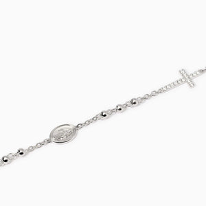 Bracciale da donna con croce e Madonnina Rosario Mabina 534056
