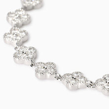 Carica l&#39;immagine nel visualizzatore di Gallery, Bracciale in argento con elementi fiore in zirconi Jasmone Mabina 534059
