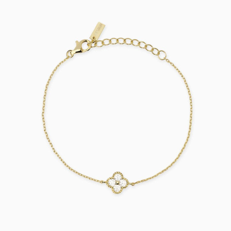 Bracciale da donna in argento dorato con fiore jasmine Mabina 534060