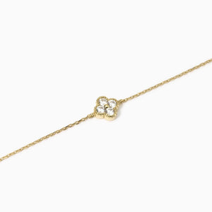 Bracciale da donna in argento dorato con fiore jasmine Mabina 534060