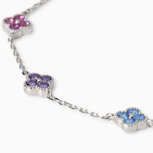 Carica l&#39;immagine nel visualizzatore di Gallery, Bracciale da donna in argento con fiore Jasmine Mabina 534061
