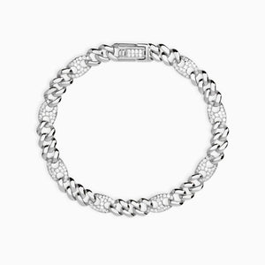 Bracciale da donna in argento con zirconi Privilegio Mabina 534062