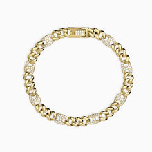 Carica l&#39;immagine nel visualizzatore di Gallery, Bracciale da donna in argento dorato con zirconi Privilegio Mabina 534063
