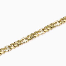 Carica l&#39;immagine nel visualizzatore di Gallery, Bracciale da donna in argento dorato con zirconi Privilegio Mabina 534063
