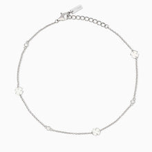 Carica l&#39;immagine nel visualizzatore di Gallery, Cavigliera da donna regolabile con quadrifogli Long Beach Mabina 534064
