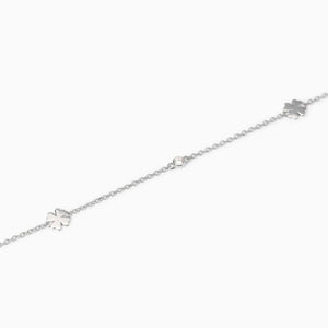 Cavigliera da donna regolabile con quadrifogli Long Beach Mabina 534064