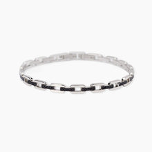 Cargar imagen en el visor de la galería, Bracciale da uomo con elementi imperniati e zirconi My Way Mabina 534079
