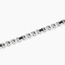 Carica l&#39;immagine nel visualizzatore di Gallery, Bracciale da uomo con elementi e zirconi neri Don&#39;t Stop Mabina 534083
