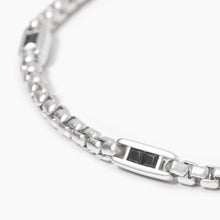 Cargar imagen en el visor de la galería, Bracciale da uomo con catena veneta Race Mabina 534084
