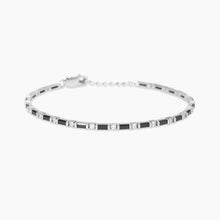Cargar imagen en el visor de la galería, Bracciale da uomo tennis con zirconi Trainspotting Mabina 534088
