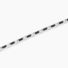 Cargar imagen en el visor de la galería, Bracciale da uomo tennis con zirconi Trainspotting Mabina 534088
