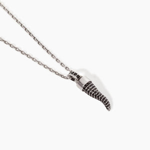 Collana da uomo in argento con ciondolo cornetto IL QUATTRINO Mabina 553475