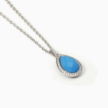 Carica l&#39;immagine nel visualizzatore di Gallery, Collana da donna in argento con turchese DIVA Mabina 553532
