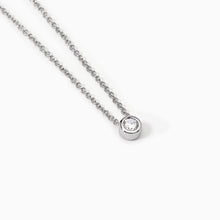 Carica l&#39;immagine nel visualizzatore di Gallery, Collana da donna in argento con punto luce SHINY Mabina 553543
