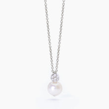 Carica l&#39;immagine nel visualizzatore di Gallery, Collana da donna in argento con perla coltivata FIOR FIORE Mabina 553546
