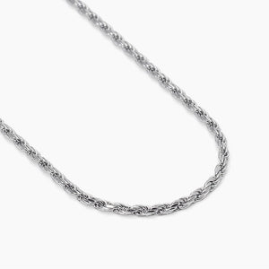 Collana da uomo in argento con catena corda EVERY DAY Mabina 553630