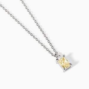 Collana da donna in argento con zircone Lemon BATTITO Mabina 553650