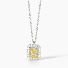 Carica l&#39;immagine nel visualizzatore di Gallery, Collana da donna in argento Mabina con zircone Lemon 553653
