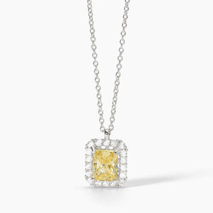 Collana da donna in argento Mabina con zircone Lemon 553653