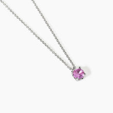 Carica l&#39;immagine nel visualizzatore di Gallery, Collana da donna in argento con tormalina sintetica SHINY Mabina 553671
