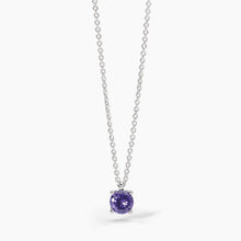Carica l&#39;immagine nel visualizzatore di Gallery, Collana da donna in argento con zircone viola SHINY Mabina 553673
