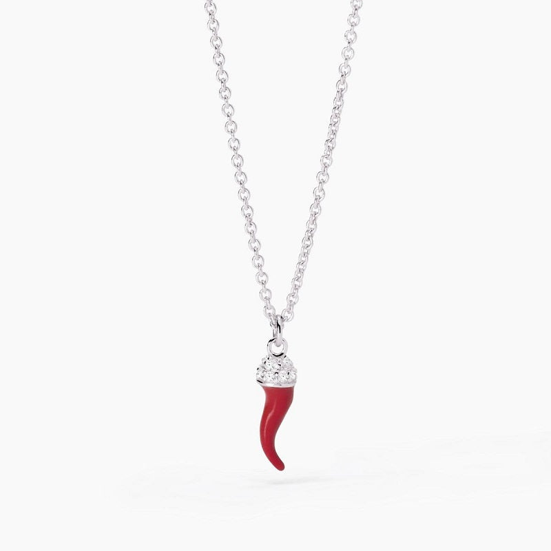 Collana da donna con ciondolo cornetto OVER THE LUCK Mabina 553711