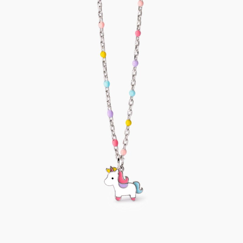 Collana bambina in argento Unicorno Magico Mabina 553726