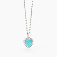 Carica l&#39;immagine nel visualizzatore di Gallery, Collana da donna in argento con glass azzurro Non Sarà Un&#39;avventura Mabina 553733
